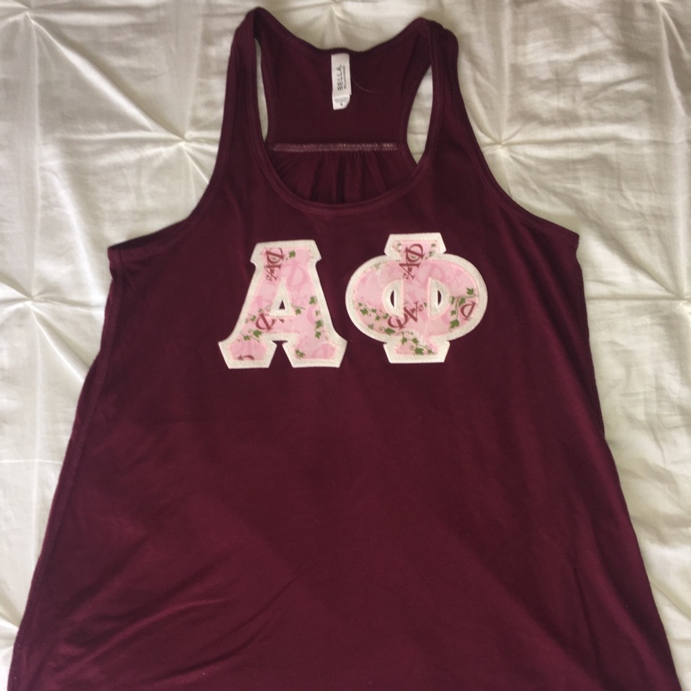 Alpha Phi Letter Tank